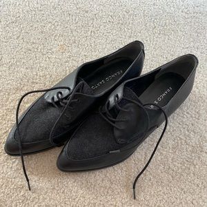 Franco Sarto Oxford Style Black Shoes - Brand New